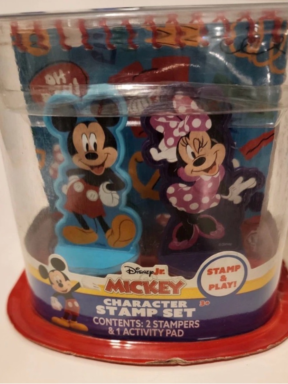 Vintage Stamper Set w/ Activity Pad, Disney Mickey & Minnie Mouse, 2 set